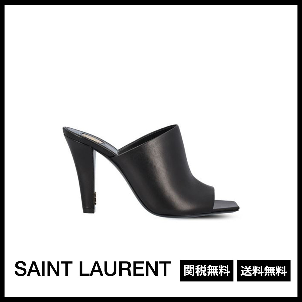 SAINT LAURENT 関税込 ジル ミュール（スムースレザー）