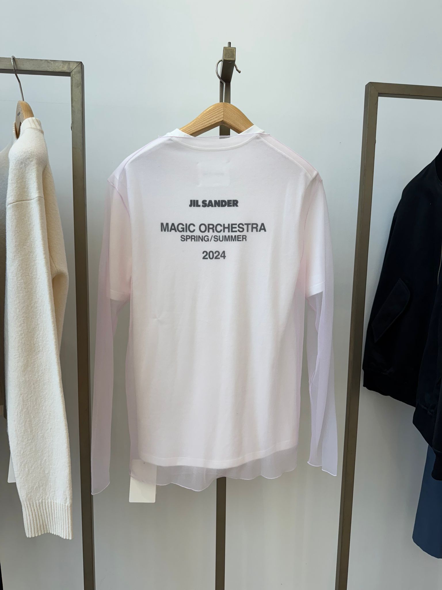 【JilSander】ジルサンダー ロゴTシャツ (ホワイト)