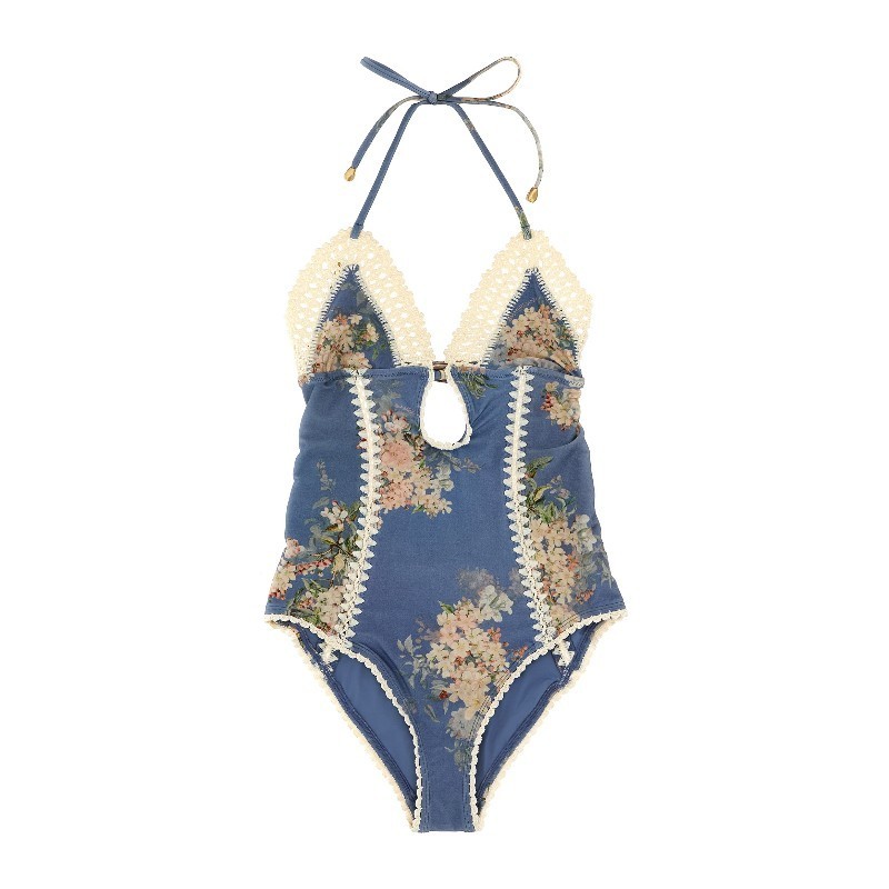 ワンピース水着 Zimmermann 'Cascadian Keyhole Crochet' one-piece swimsuit