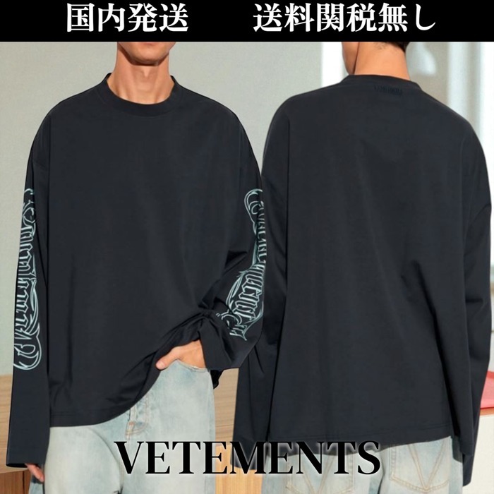 VETEMENTS トモン クルーネック 長袖 シャツ