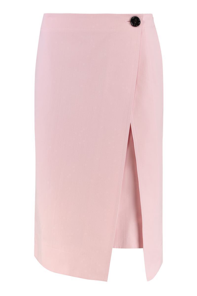 【関税＆送料込み】Bottega Veneta Cotton Wrap Skirt