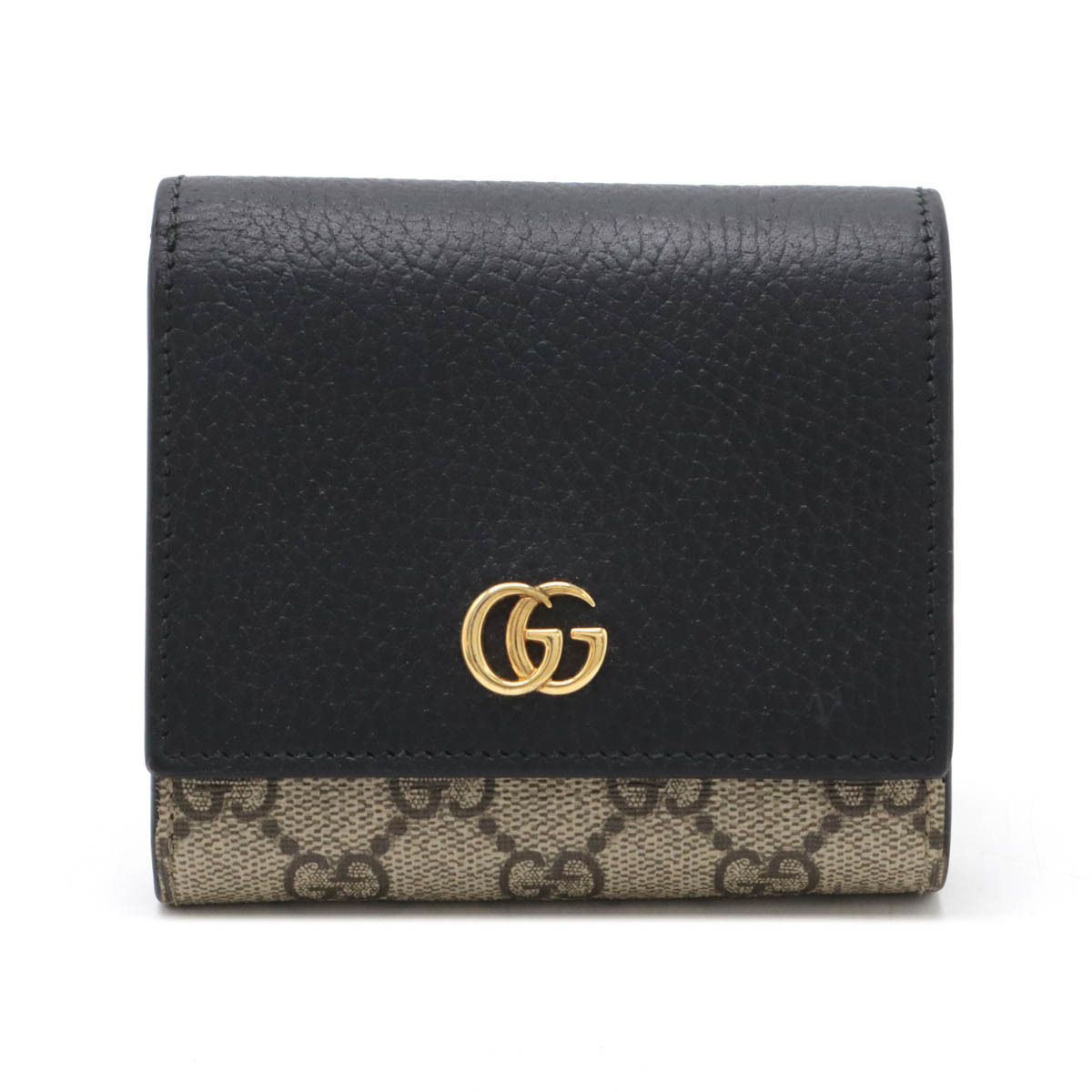 グッチ GGスプリーム GGマーモント ダブルG 二色 中財布 598587