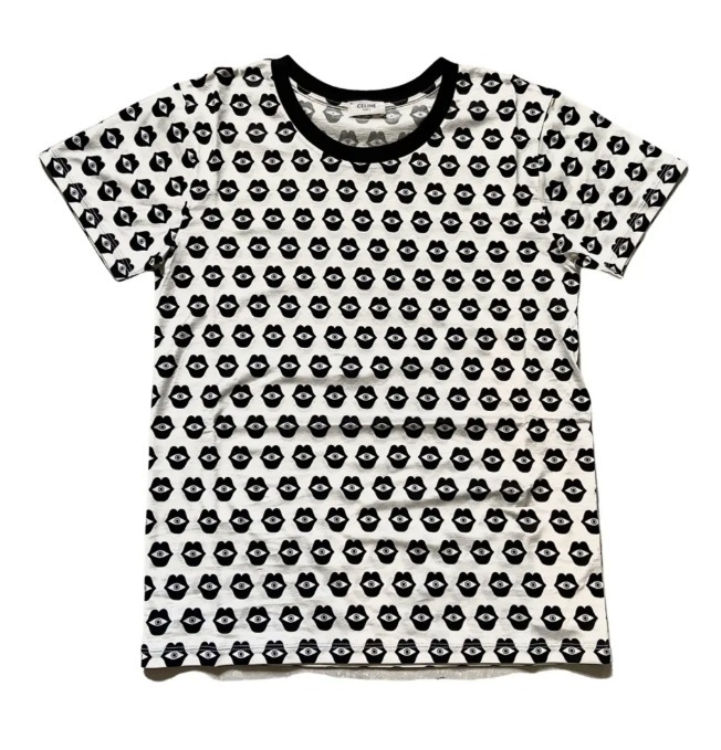 緊急入荷☆タイムセールCELINE★テレパシーラブプリントTシャツ