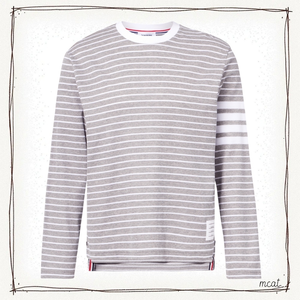 Thom Browne ★ ミラノ 4BAR ストライプ Tシャツ