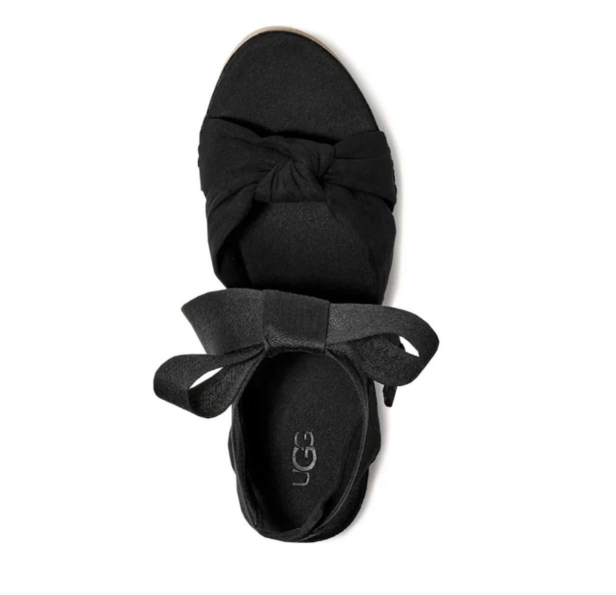 【UGG】Ileana Wrap リボン ストラップ ウェッジ サンダル 7.5cm
