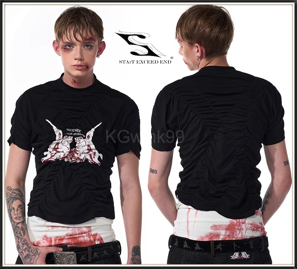 START EXCEED END◆レトロモダンストリートTシャツ 送無料