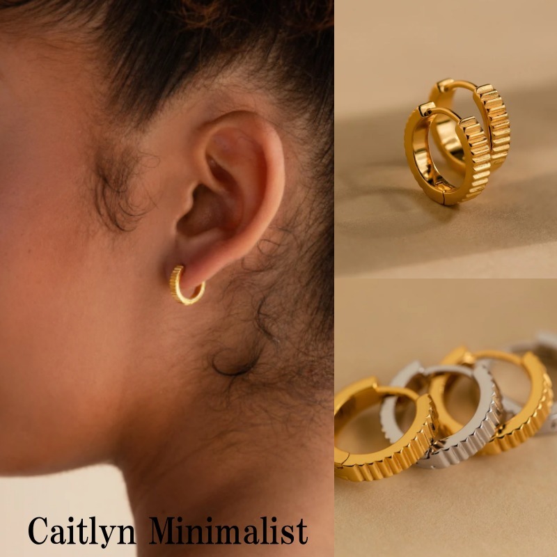 【CaitlynMinimalist】リブハギーズピアス