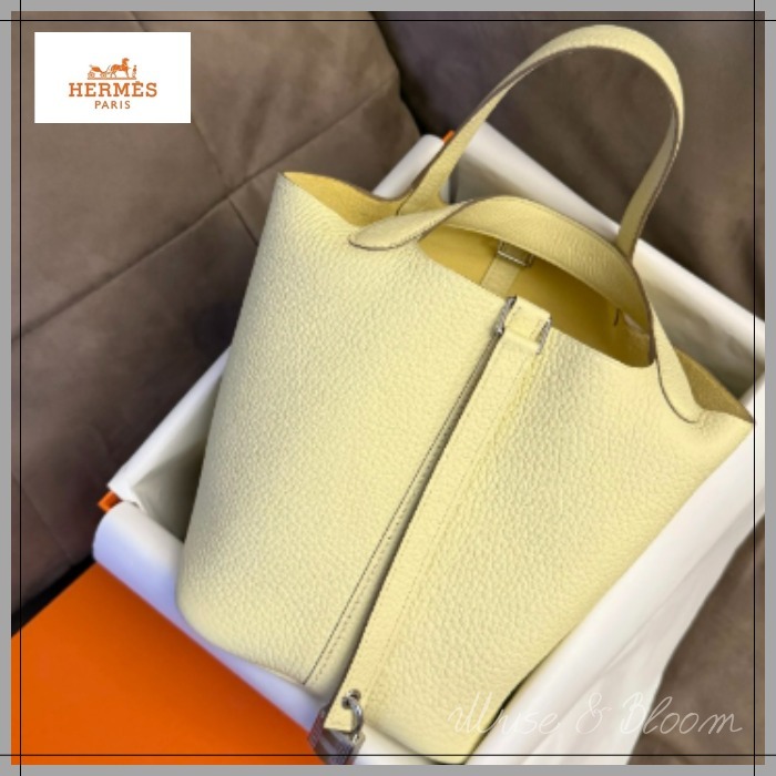キレイ色♪大人気【HERMES】ピコタン PM 18 ジョーヌミルトン