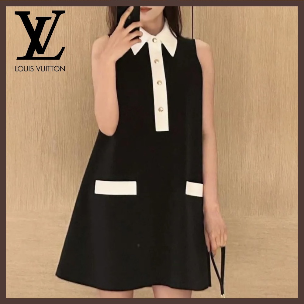 【モノトーンでお上品♪】Louis Vuitton ワンピ―ス