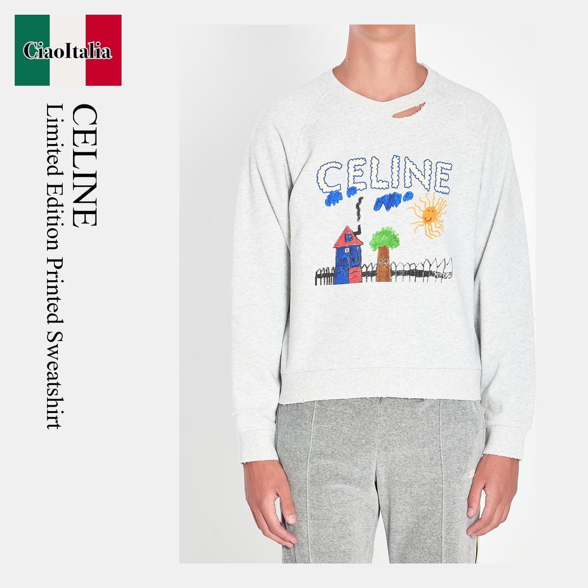 スウェット・トレーナー Celine Limited Edition Printed Sweatshirt
