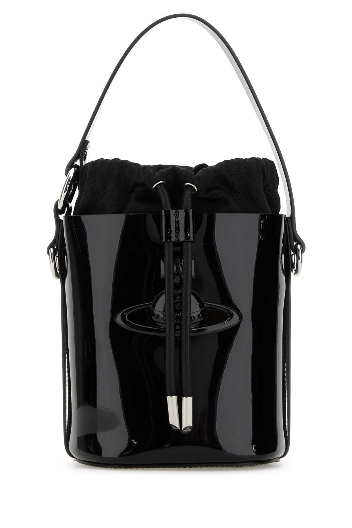 【関税&送料込】Vivienne Westwood Black Leather Daisy Bucket