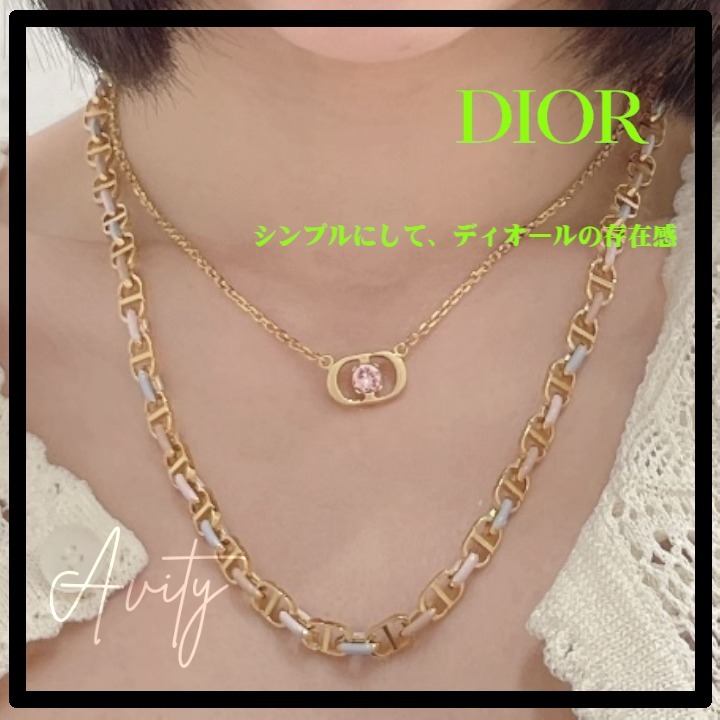 【エレガント♡】DIOR Petit CD ネックレス