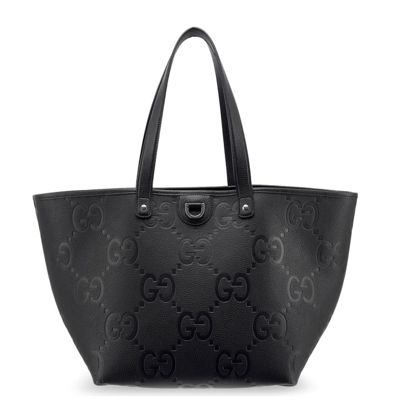【関税・送料無料】 Gucci レザーショッピングバッグ