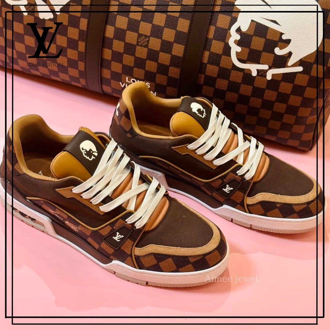 ＊Nigoコラボ＊主役級【Louis Vuitton】LVトレーナー スニーカー