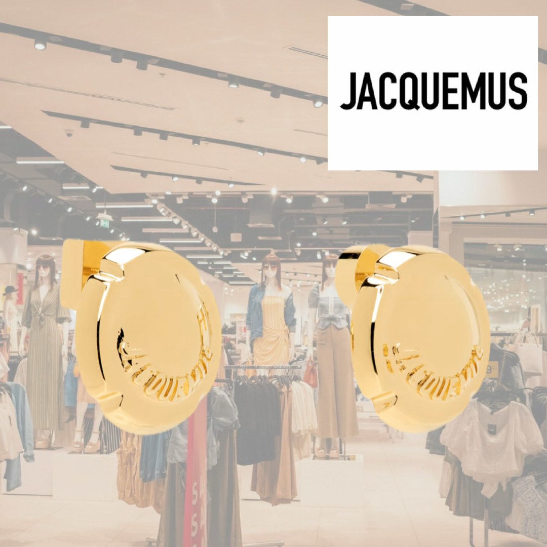 人気！JACQUEMUS Les Sculpturesコレクション ゴールド ピアス
