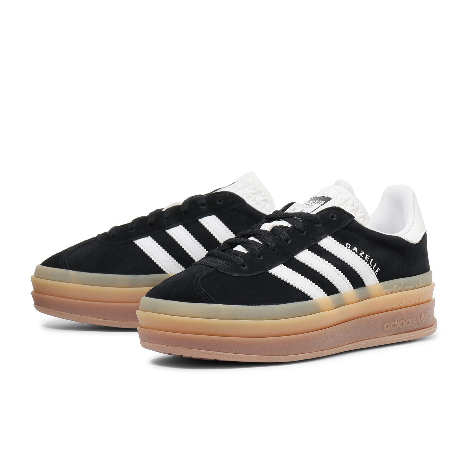 国内配送 adidas GAZELLE BOLD W C.BLACK/F.WHITE/F.WHITE