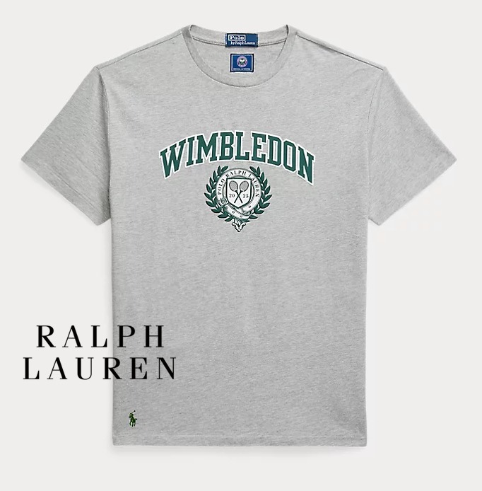 ★米国発*POLO*新作*Wimbledon Classic Fit Logo Tシャツ/GH★