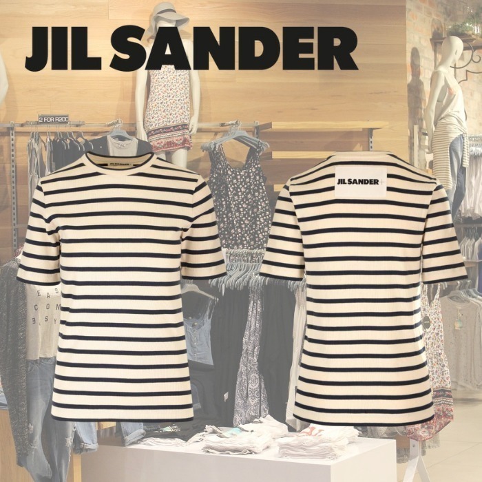 Jil Sander ボーダー Tシャツ 半袖 送料/関税込 J40GC0111J46497