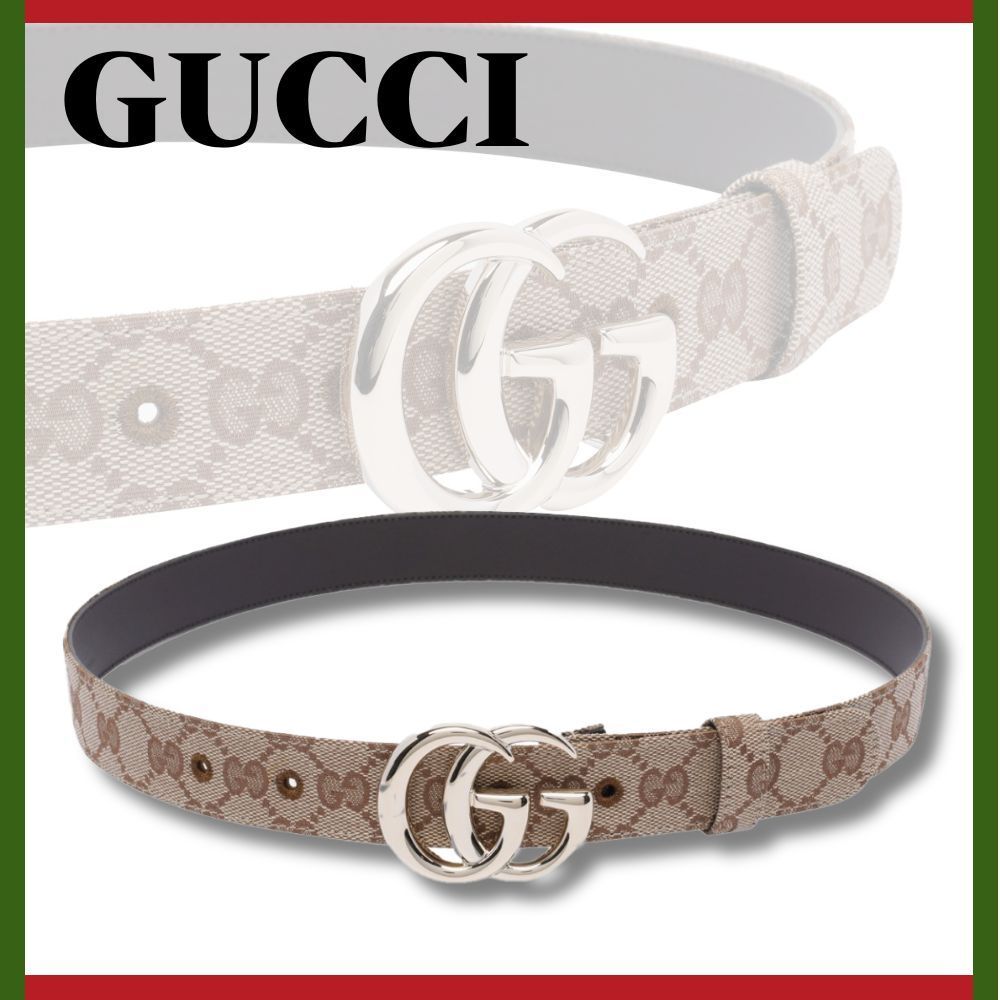 関税送料込☆【GUCCI】グッチ GGマーモント シンベルト