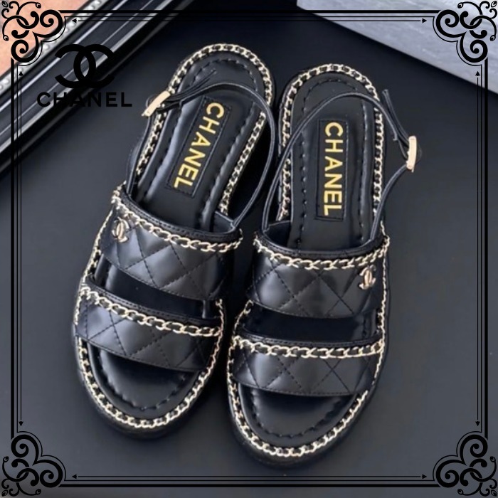 大人可愛い厚底マトラッセ【CHANEL】夏映えサンダル♪