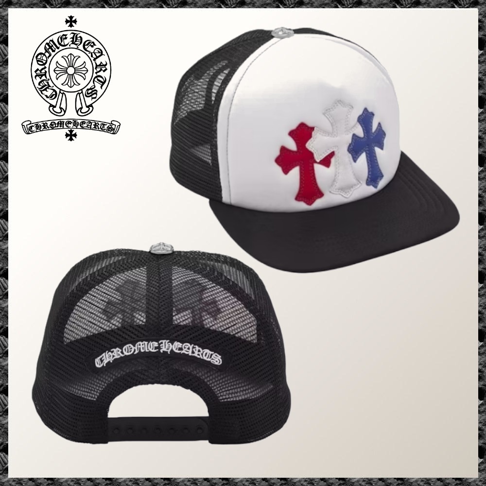 ◆入手困難◆CHROME HEARTS◆トラッカーハット Red/White/Blue