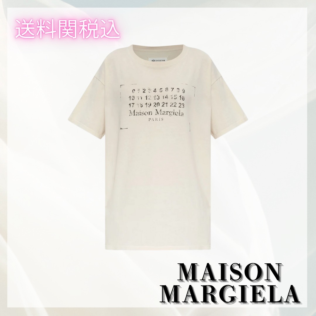 【Maison Margiela】送料関税込/スタンプロゴ Tシャツ
