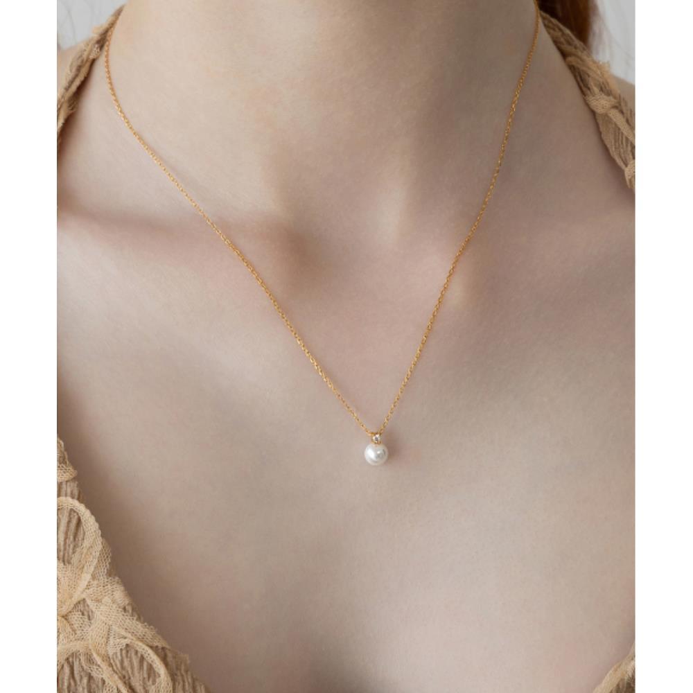 ネックレス・ペンダント \"TATIANA\" Silver 925 6mm Swarovski Pearl Necklace NZ2491 500
