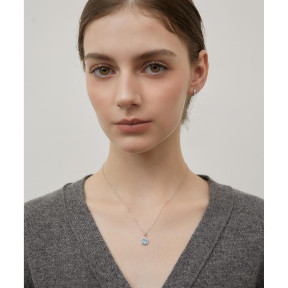 ネックレス・ペンダント \"TATIANA\" Silver 925 Blue Radiance Necklace NZ2454 500686964