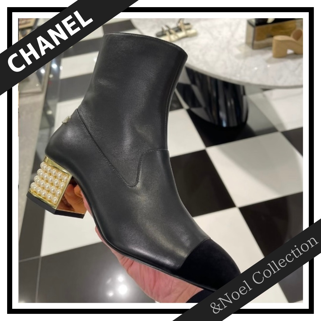 【気分が上がる♡パールヒール】CHANEL *ショートブーツ