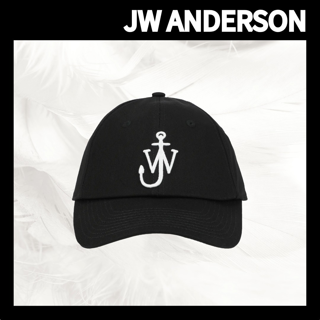 【JW ANDERSON】Logo Cotton Canvas Ball Cap/関税+全国送料込み