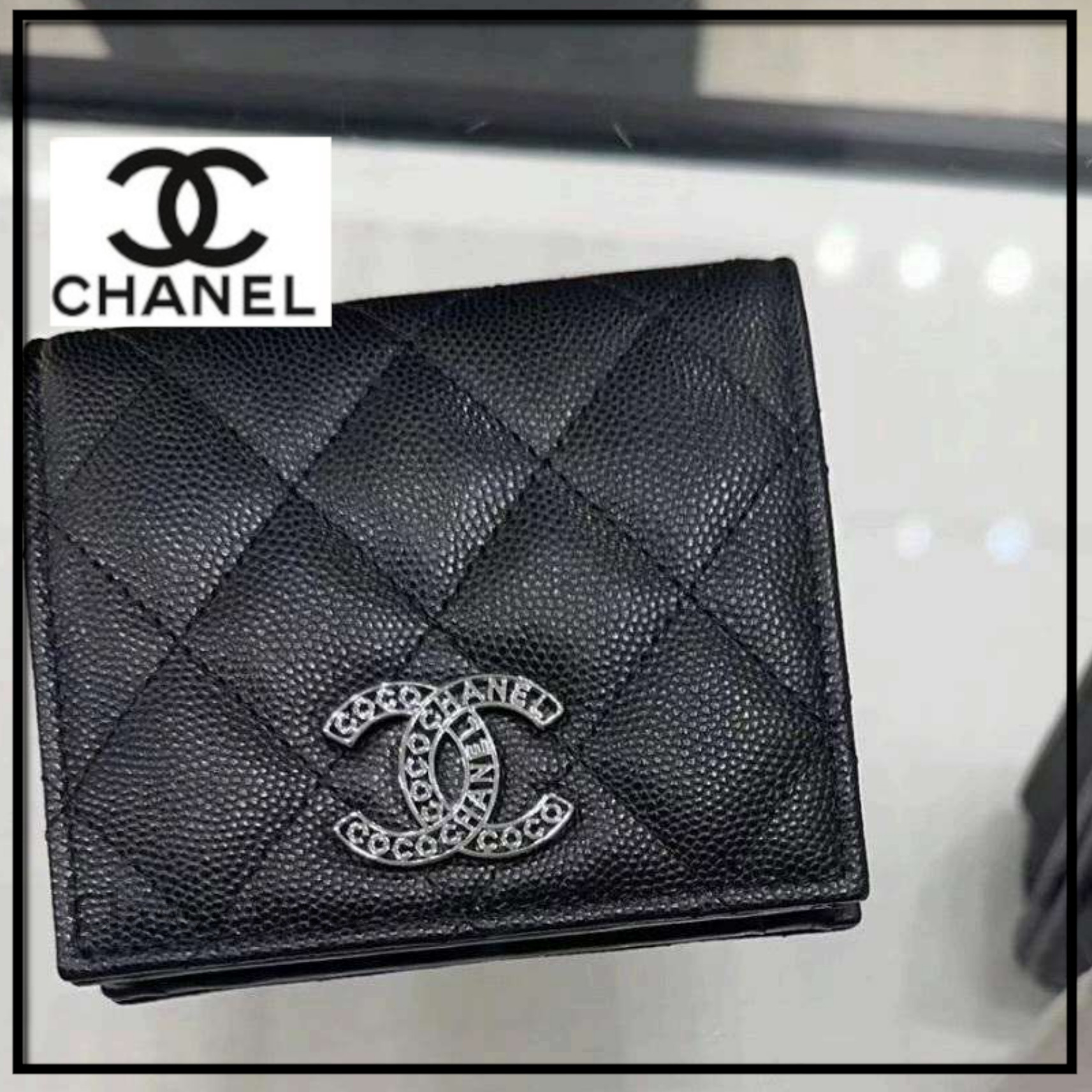 【CCロゴが可愛い☆CHANEL】スモール ウォレット 二つ折り財布