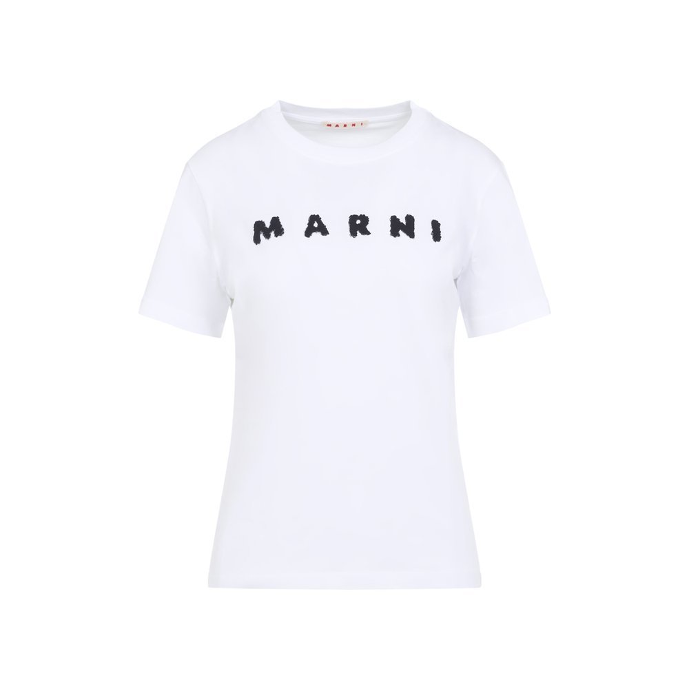 MARNI スクリフルロコシャシTシャツ THJE0293P8USCX42 SLW01