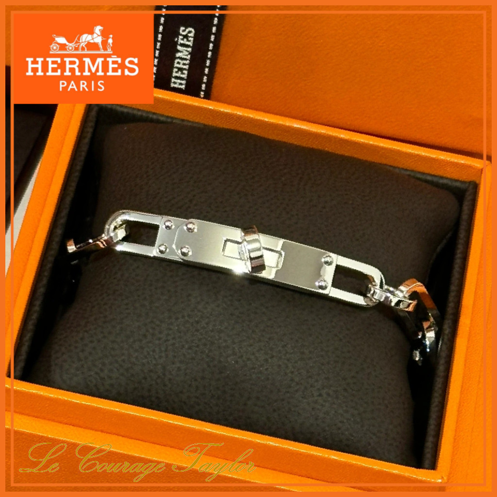 ケリーの輝きを手元に♪【HERMES】ケリーチェーンブレスレット
