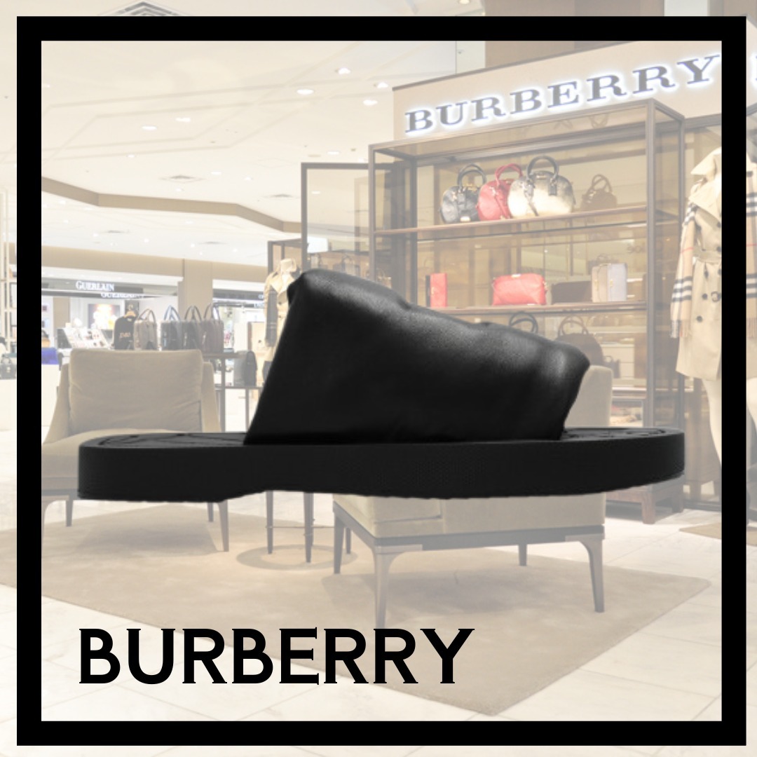 関税込【BURBERRY】EKD スラブ スリッポン サイド