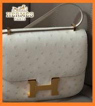 HERMES【爽やかホワイト魅力的】コンスタンス　ショルダーバッグ