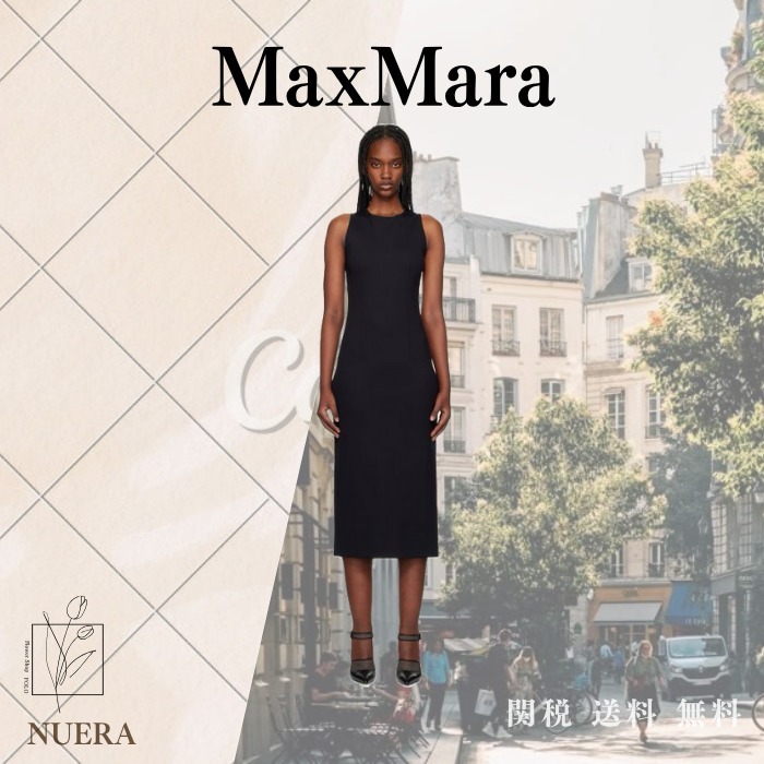 Max Mara ブラック Sevres ミディアムワンピース