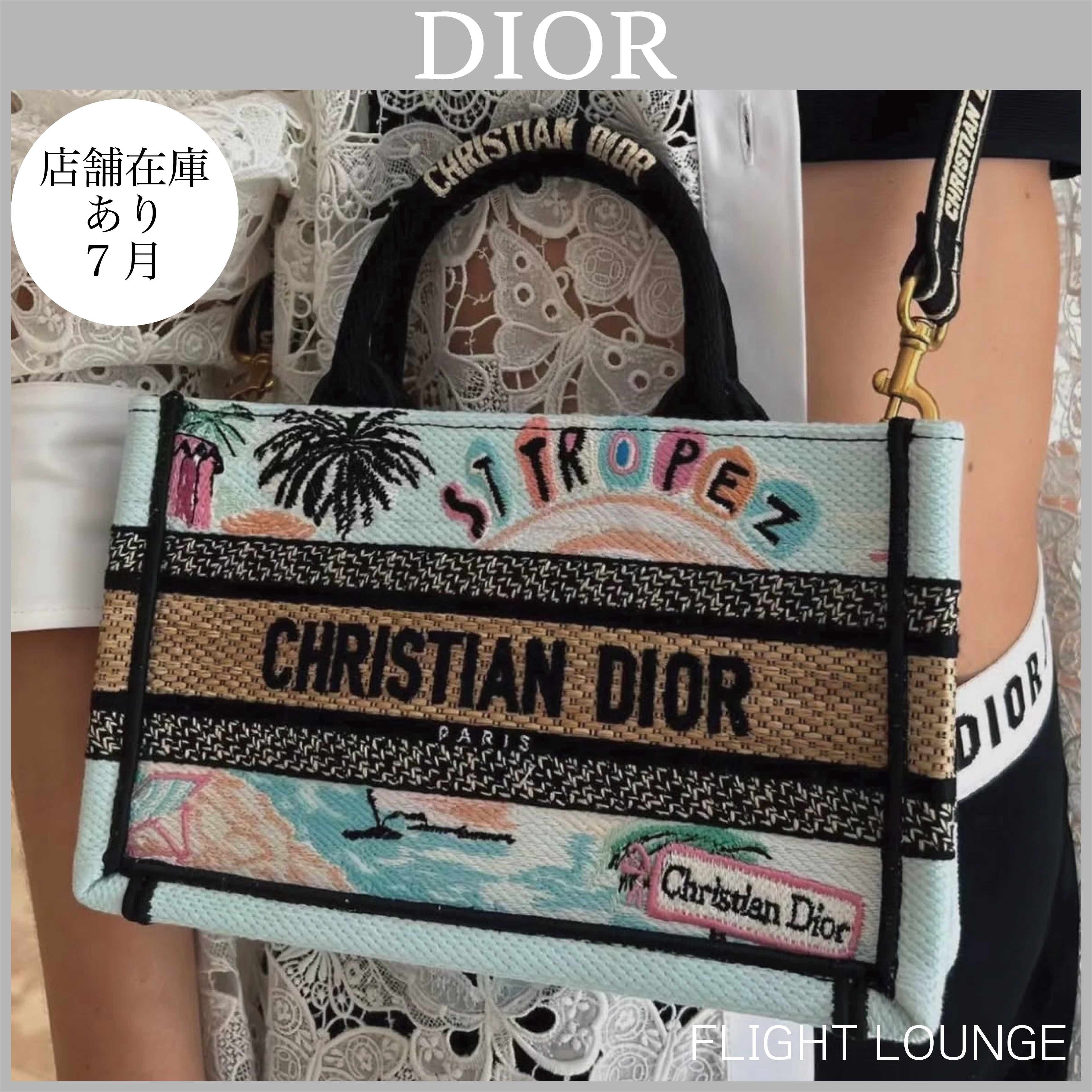 バリ島POPUP★DIOR ブックトートバッグ ストラップ付
