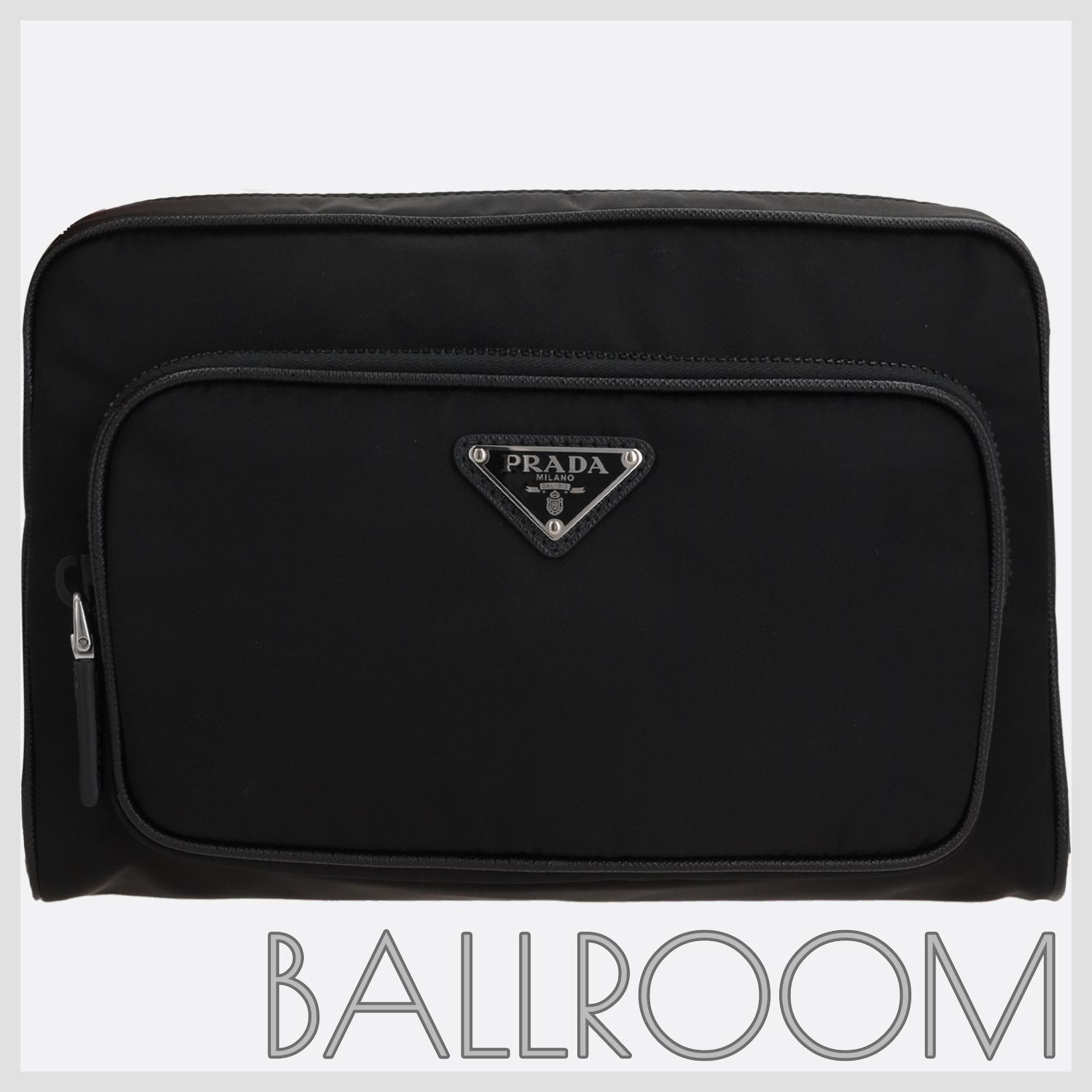 ショルダーバッグ PRADA SMALL CROSSBODY BAG IN RE-NYLON AND SAFFIANO