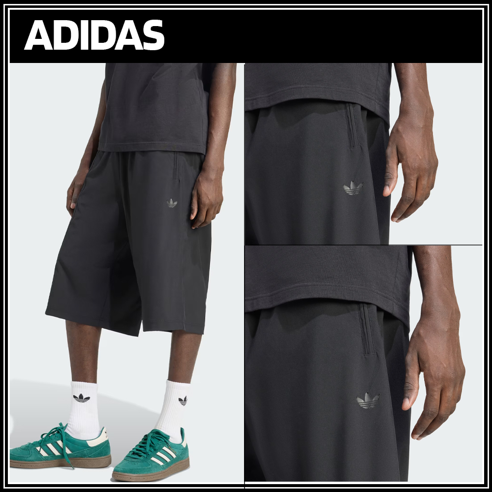 ルーズフィット新作【ADIDAS】FIREBIRD OVERSIZED NYLON SHORTS