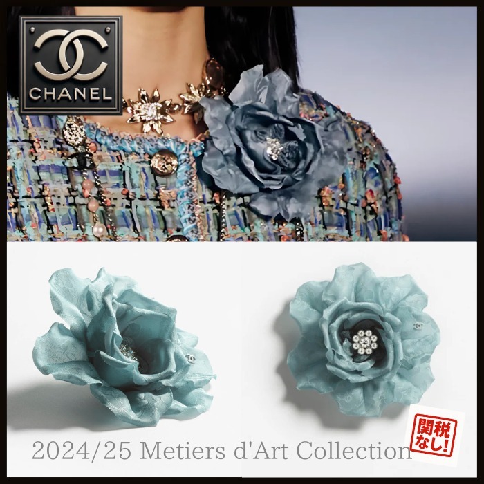 【優雅なブルームを纏う】CHANEL カメリアモチーフ ブローチ