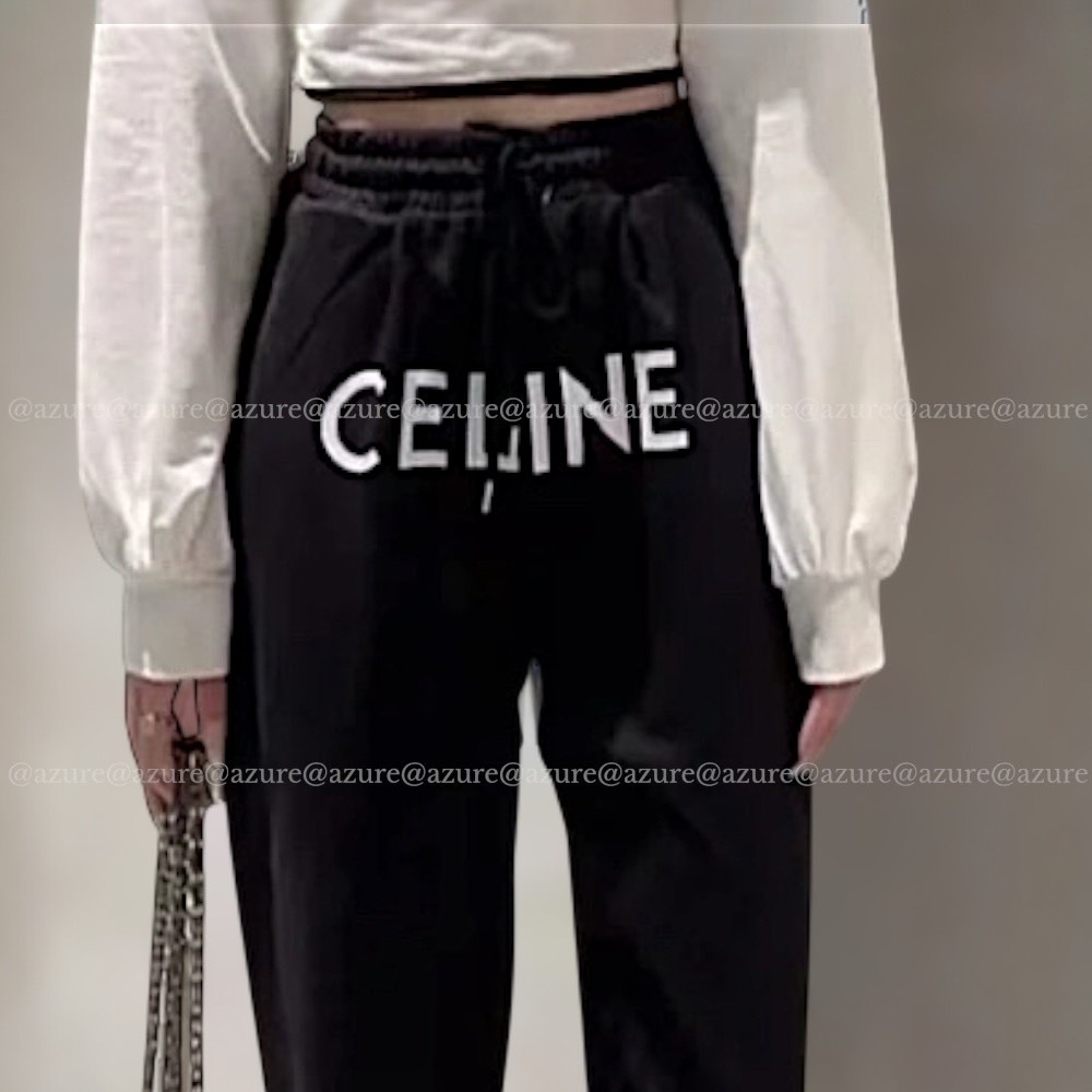 国内即発！♪ショッパー付♪CELINE ルーズ スウェットパンツ