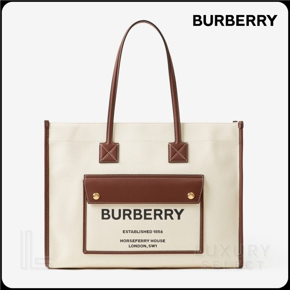 【BURBERRY】LL SM POCKET DTL TOTE LL6◆8044138112818