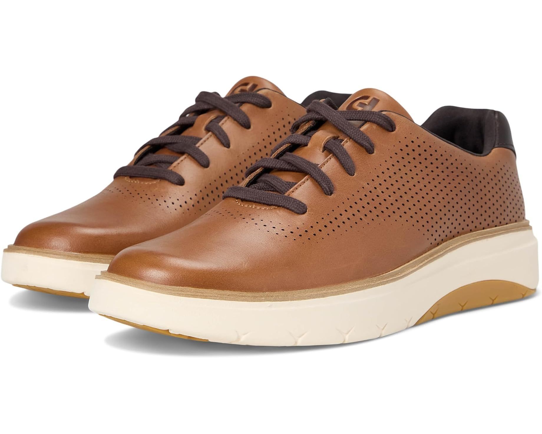 COLE HAAN グランドプロ フェザーアーク レーザースニーカー 茶
