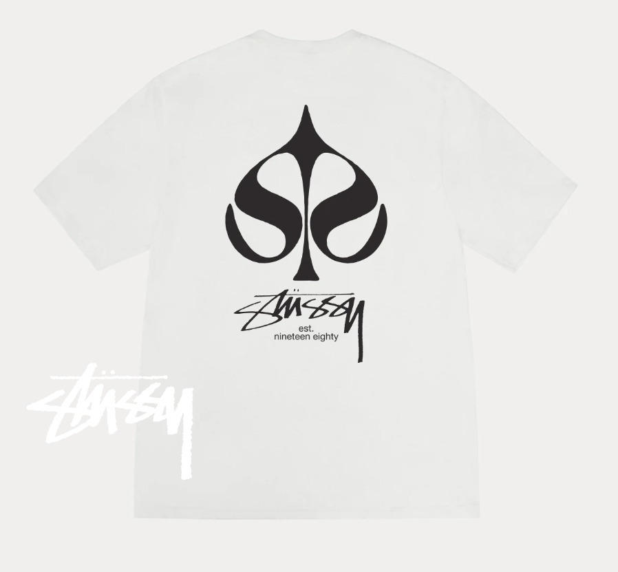 ★米国発*stussy*新作*SPADE PIGMENT DYED Tシャツ/NATURAL★