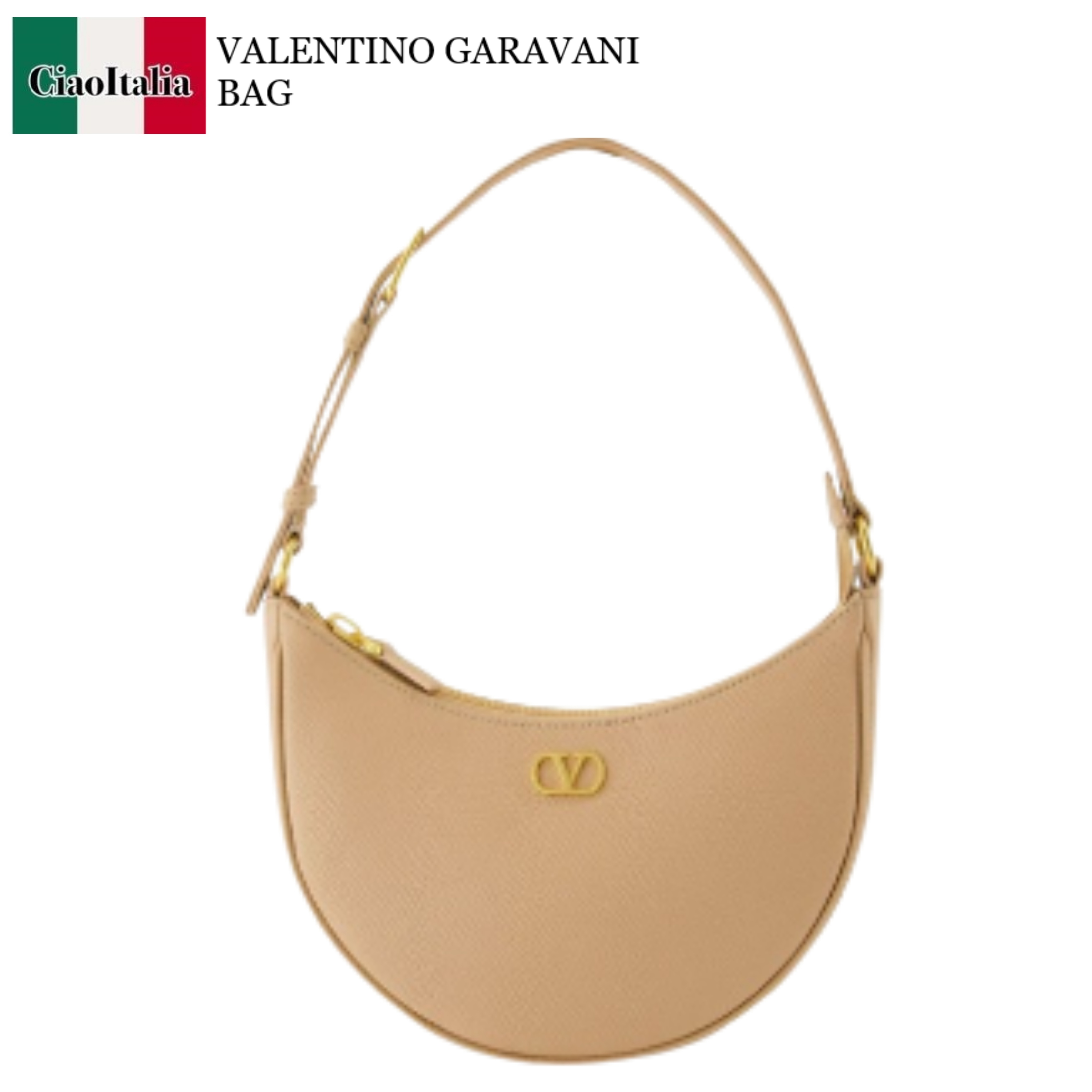 ショルダーバッグ・ポシェット Valentino Garavani Mini Borsa Hobo Vlogo Signature In Pelle