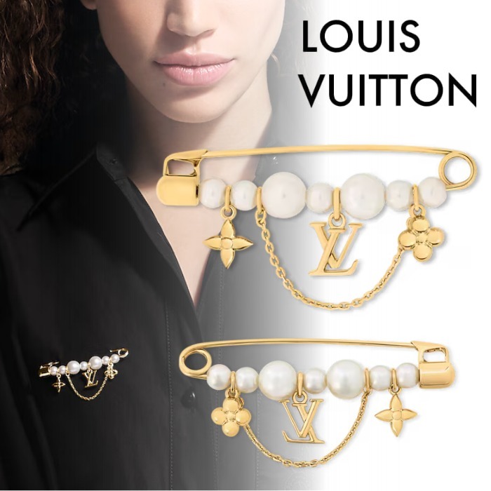 ◆国内直営◆【Louis Vuitton】ブローチ・パール リバー