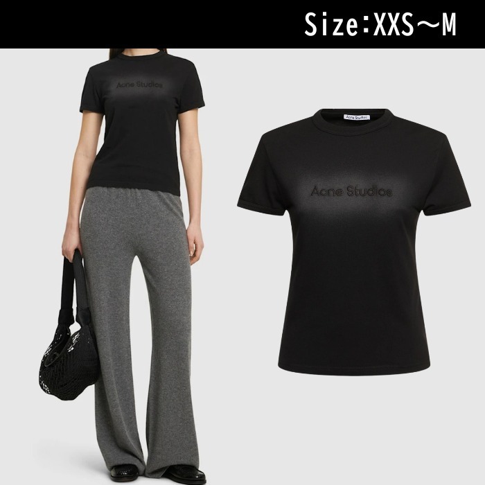 【Acne Studios】関税・送料込 フィットデザイン ロゴTシャツ