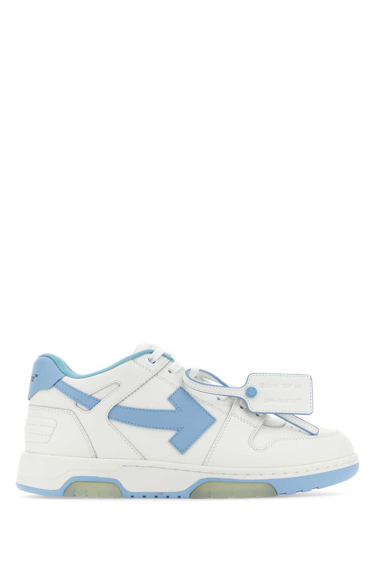 【関税&送料込】Off White White Leather Out Of Office Sneake