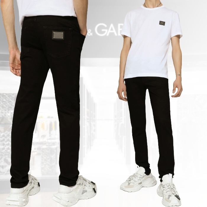 【ストレッチデニム】D&Gスキニーフィット ウォッシュドジーンズ