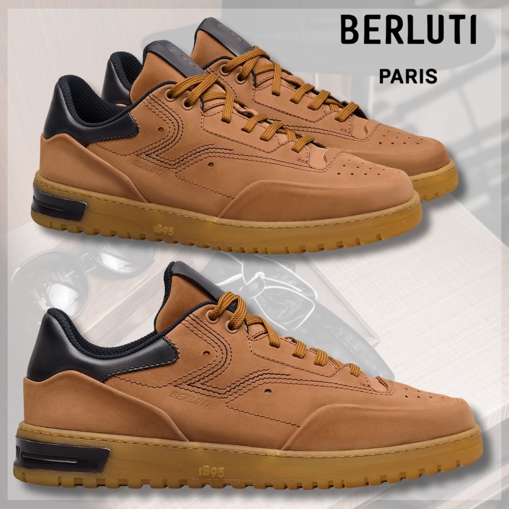 Berluti ヌバックレザースニーカー メンズ 高級感 一点豪華主義